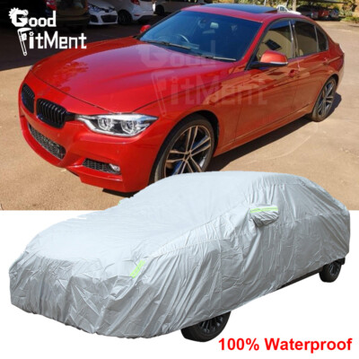 For 3 Series E46 E90 E91 F30 F35 Car Cover Waterproof All Weather UV Windy Rain