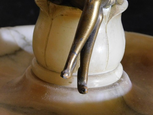 Antico vassoio/ciotola in bronzo austriaco Peter TERESZCZUK Art Decò/Nouveau - Foto 6 di 14
