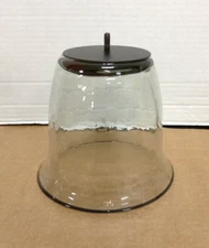 Frontgate Outdoor REPLACEMENT Glass Chandelier Candle Light Bell Shade Screw In