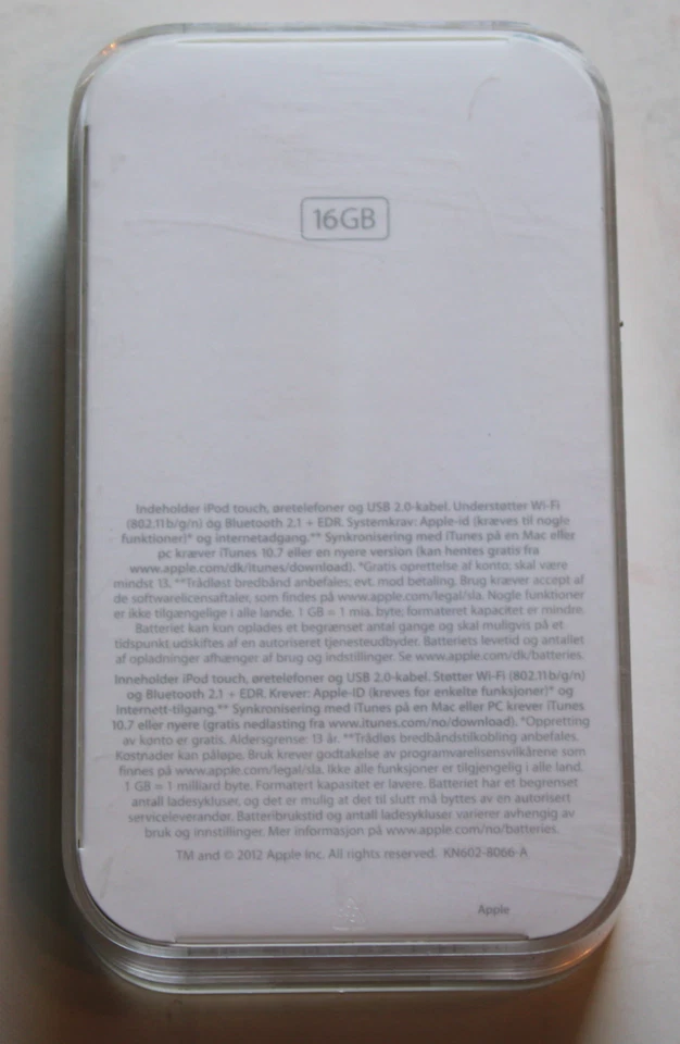 ORIGINAL iPod Touch 4th Generation Model A1367 BLACK 16GB - Image 4 of 4