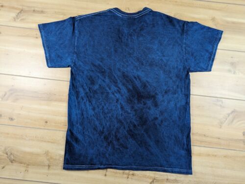 Burladero T-Shirt Bull Graphic Mens Sz M Spain Tye Dye Blue El Matador Rare - Picture 2 of 9