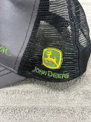 HTF John Deere Hutson Embroidered Mesh Snapback Trucker