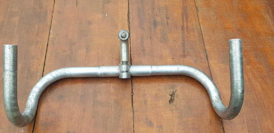 GUIDON VELO RANDONNEUR Philippe Fixation Vis Handlebar Potence Stem 1950 Herse EUR 23,00