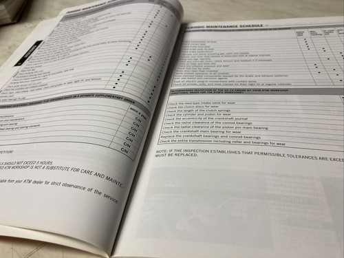 KTM 65SX 2006 65 SX Manual User Owner Notice - Picture 2 of 8
