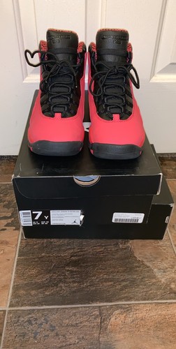 Air Jordan 10 Retro GS 7Y Fusion Red 
