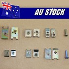 <!--F#f_0-->Mixed Metal Car Auto Body U Clips Kit Moulding Panel Fender Fastener Screws 100x<!--F/-->