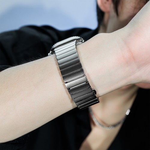 Metalowy pasek ze stali nierdzewnej + ulepszone do ultra etui do Apple Watch 44mm 45mm - Zdjęcie 17 z 21