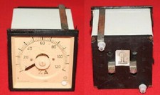  Antico Strumento Amperometro da pannello %A Centrale Enel Pezzo Unico