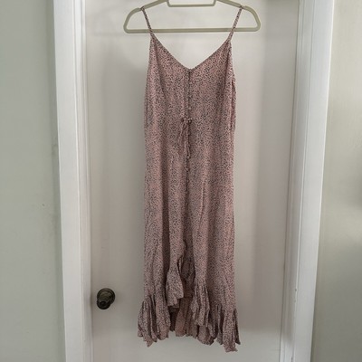 NWT Rails Frida Rose Spotted Midi Dress size XS
