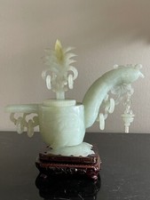 古董原始玉石古董中国香炉| eBay