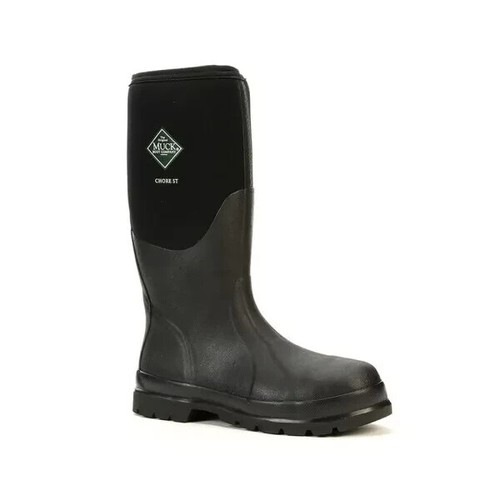 Muck Boot Men's Chore Classic Tall Steel Toe Rubber Work Boots-13M