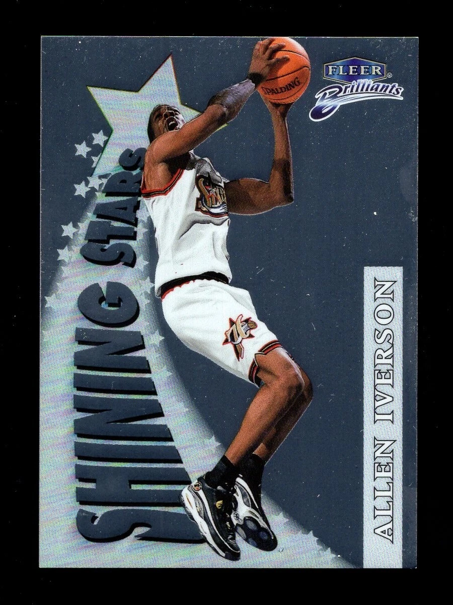 1998-99 FLEER BRILLIANTS SHINING STARS SS8 ALLEN IVERSON 76ERS