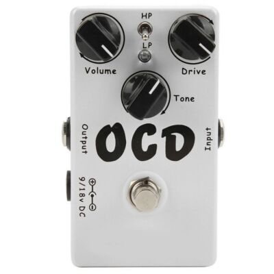 Portable White Guitar Effect Pedal OCD Classic Overdrive