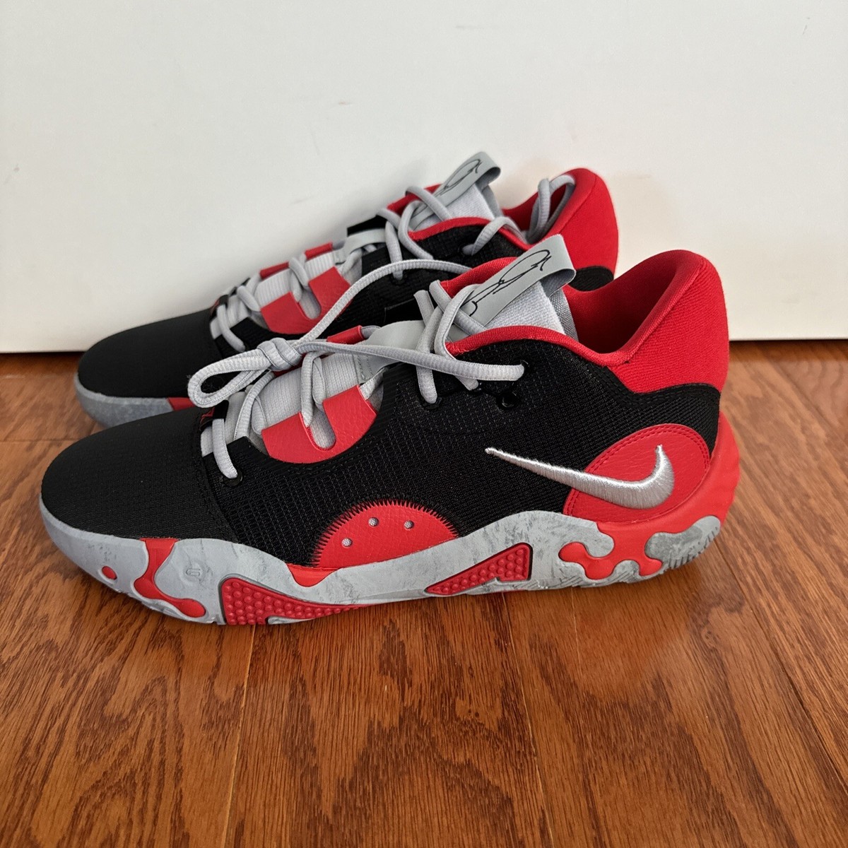 Nike PG 6 “Bred” Black and Red basketball Athletic Shoes Men’s Size 11 Air Jordan 6 Rings  main image 4