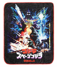 Godzilla Poster Fleece Throw Blanket