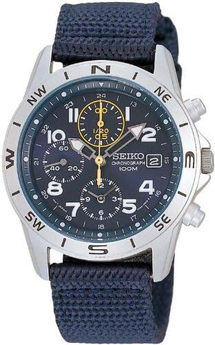 Seiko SND379R2 SND379R SND379 Chronograph Watch Genuine