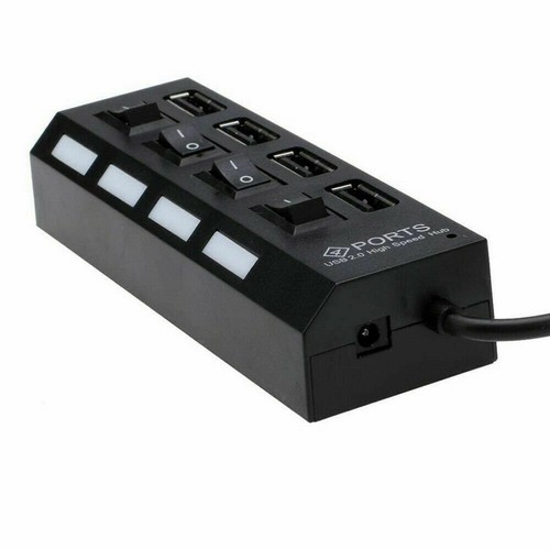 USB Splitter 4 Port Expander Docking Stations USB 2.0 Hub Adapter for Laptop - Picture 5 of 10