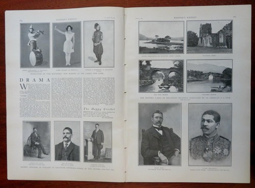 Uncle Sam China Open Door Cartoon Harper's newspaper 1899 complete issue - Picture 6 of 19
