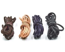 Leather Boot Shoe Laces Hiking or Work in All colors - 72 inches MADE IN USA 