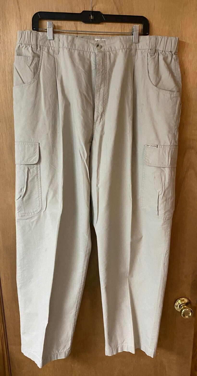Columbia Men's Sand Cargo Pants 40W 32L Comfort Fit Outdoor-image