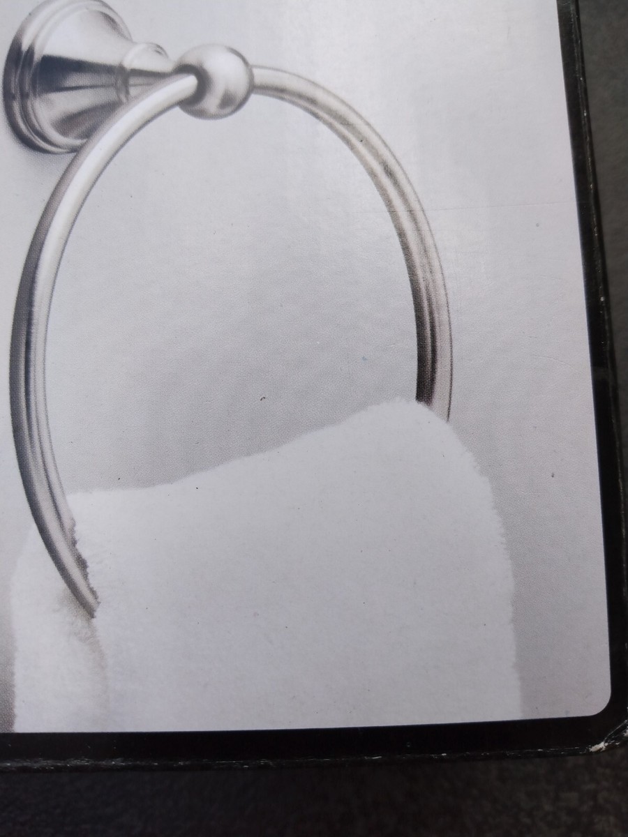 Delta Crestfield Towel Ring In Satin Nickel - Bathroom Towel Holder, Zinc Die Cast