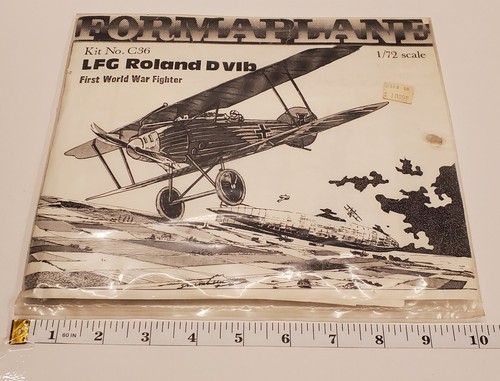 Formaplane LFG Roland D VIB Vacuform Model Aircraft Kit 1:72 New Airplane - Picture 3 of 3