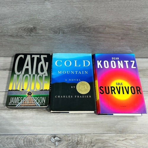 Vintage Fiction Lot of 3 Patterson Koontz Frazier Hard Cover Mystery Drama - Picture 5 of 9