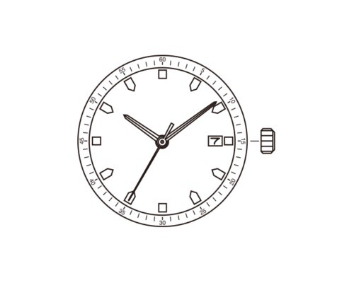 Miyota 1L12 Quartz Movement Date at 3 Watches Repair Parts Replaces 1010 1012 - Picture 5 of 5