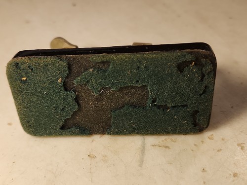 Antique Victor Victrola Fibre Needle Cutter Japanned Cast Iron Base Patent Works - Picture 8 of 8