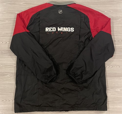 Reebok Detroit Red Wings NHL Center-Ice Kinetic Rink Jacket Black Men’s Size XL - Picture 6 of 7