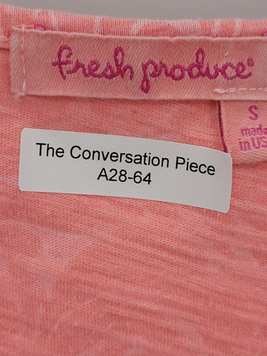 Top Fresh Produce Mujer Pequeño Rosa Floral Dobladillo Asimétrico Tejido Playa Boho - Imagen 7 de 7