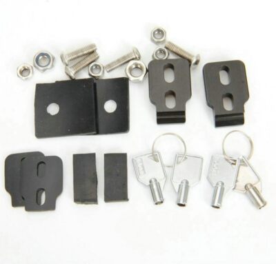 Coppia Ganci Cofano Anteriori Con Staffa Per Jeep Wrangler JK 2007-2018 – Nere - Foto 4