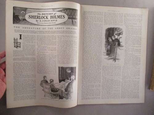 Collier's Magazine - December 31, 1904 ~~ Sherlock Holmes story "Abbey Grange" - Imagen 6 de 6