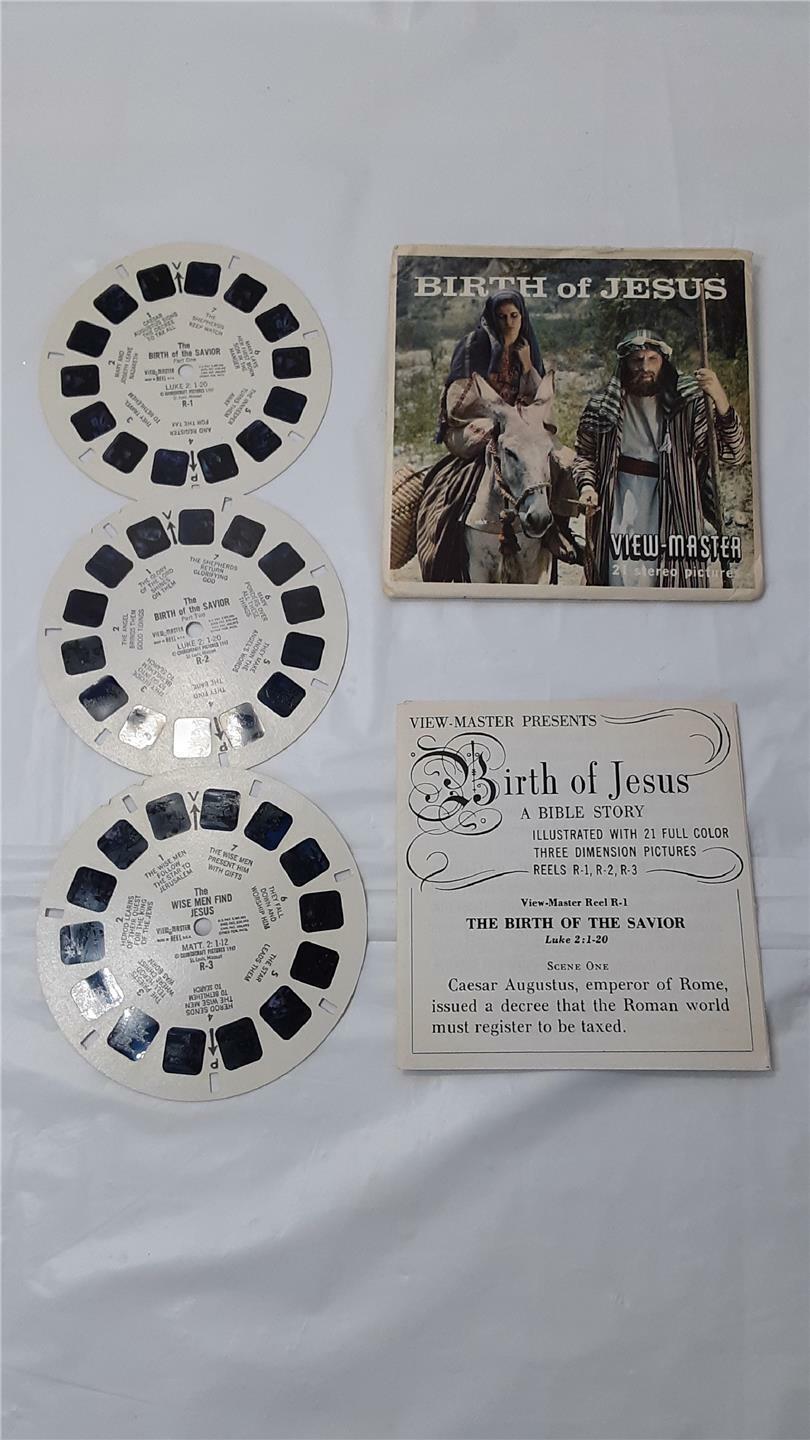 Max 70% OFF Vintage 1960s View-Master Birth Of Jesus 3 Pictu 21 Stereo Limited price Reels