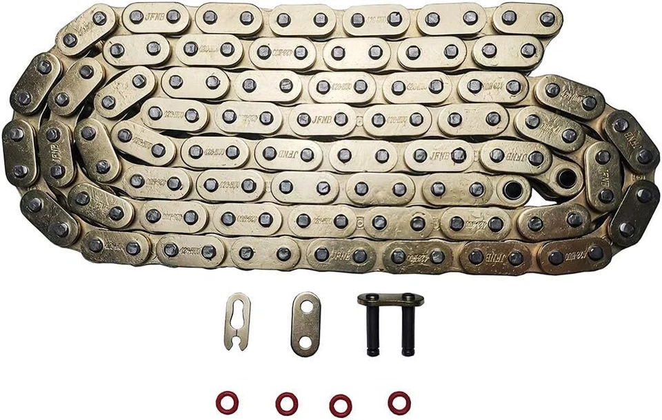428 Drive Chain 116 Links O-Ring w/ Connecting Master Link for Yamaha Motorcycle Foto 2 de 4