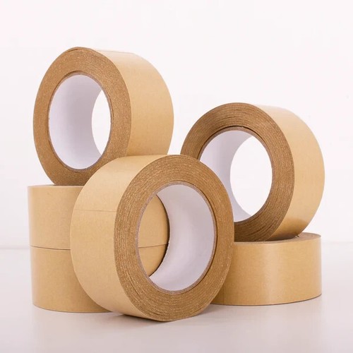 Brown Kraft Paper Industrial Packing Tapes Rolls Strong Seal Heavy Parcel Boxes - Picture 12 of 12