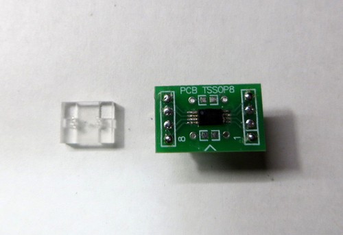 MSOP8 pogo adapter with Guide Cap for Universal EEPROM Programmer ZIP Socket - Foto 4 di 8