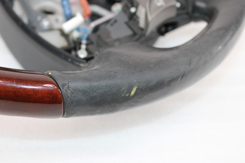 2007-2012 LEXUS LS460 LS460L LS600H - HEATED STEERING WHEEL BLACK LEATHER WOOD - Bild 13 von 17