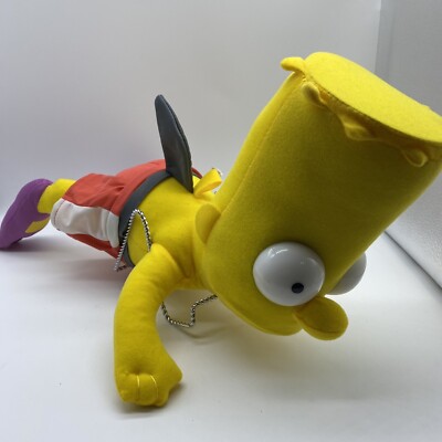 The Simpsons Plush Bart Swim Beach Shark Toy 2017 Stuffed Doll