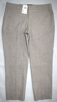 BANANA REPUBLIC Hampton Beige Tan Straight Fit Pants Womens 6  **NEW**
