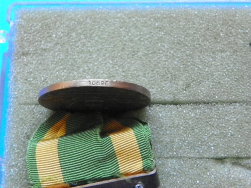 ORIGINAL 1898-1902 SPANISCH-AMERIKANISCHE KRIEGSMEDAILLE FÜR DIENST IM KRIEG - NUMMERIERT - Bild 2 von 6