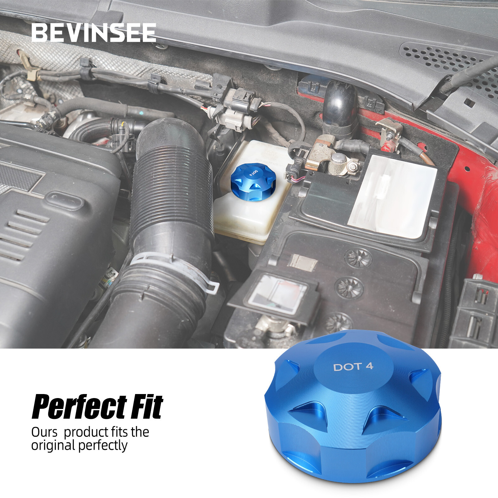 Brake Fluid Reservoir Cap For VW For Golf For GTI For Jetta For Passat For Polo