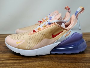 air max 270 cinza e vermelho