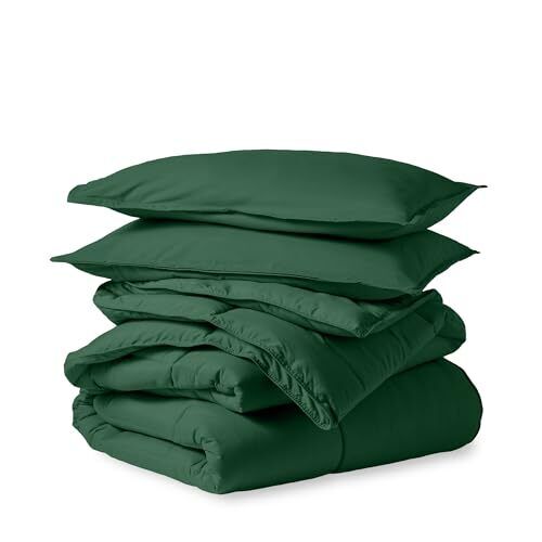 Comforter Set - King/California King Size - King/Cal King 22 - Forest Green - Picture 1 of 6