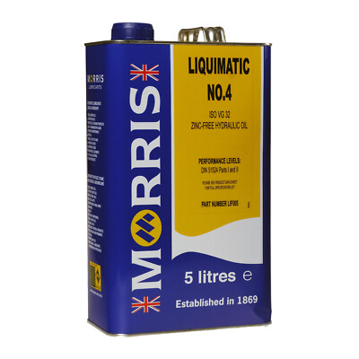 Morris Liquimatic No 1 - 8 Hydrauliköl ISO 10. 15, 22, 32, 46, 68, 100 & 150
