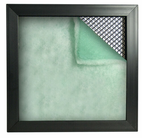 (12) Pads -N- Frame Filter Kit Green / White Polyester Media - CHOOSE SIZE - Picture 1 of 3