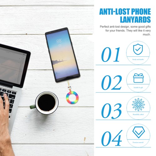 4 Pcs Anti-lossing Lanyard on Mobile Phone Neck Chain Strap Theft - 第 3/12 張圖片
