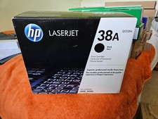 Genuine HP 38A Black Toner Cartridge Laserjet 4200 4200L Vat Inc