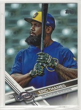 Eric Thames 2017 Topps Update SP Photo Variation #603 Milwaukee Brewers
