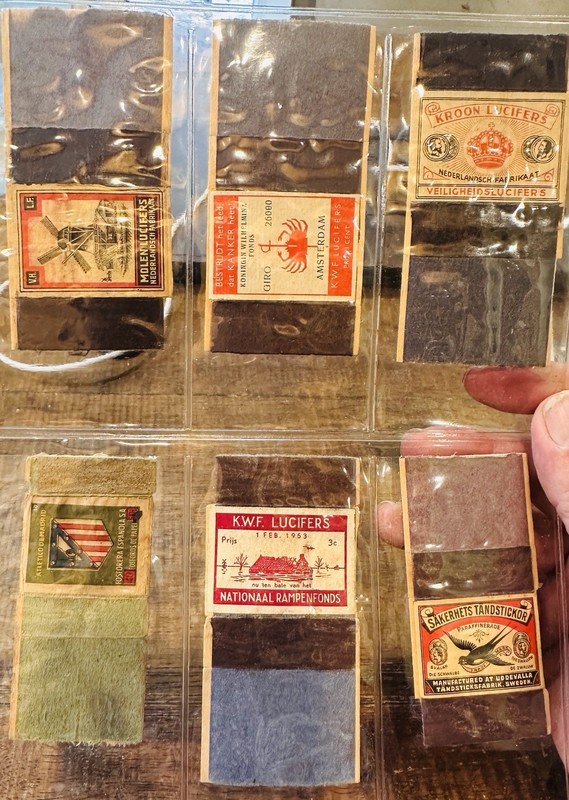 International Flattened Match Box Set Of 6